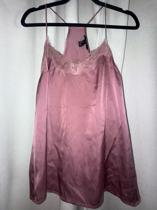 Forever 21 Tops - Forever 21 Rose Satin Lace Camisole Slip